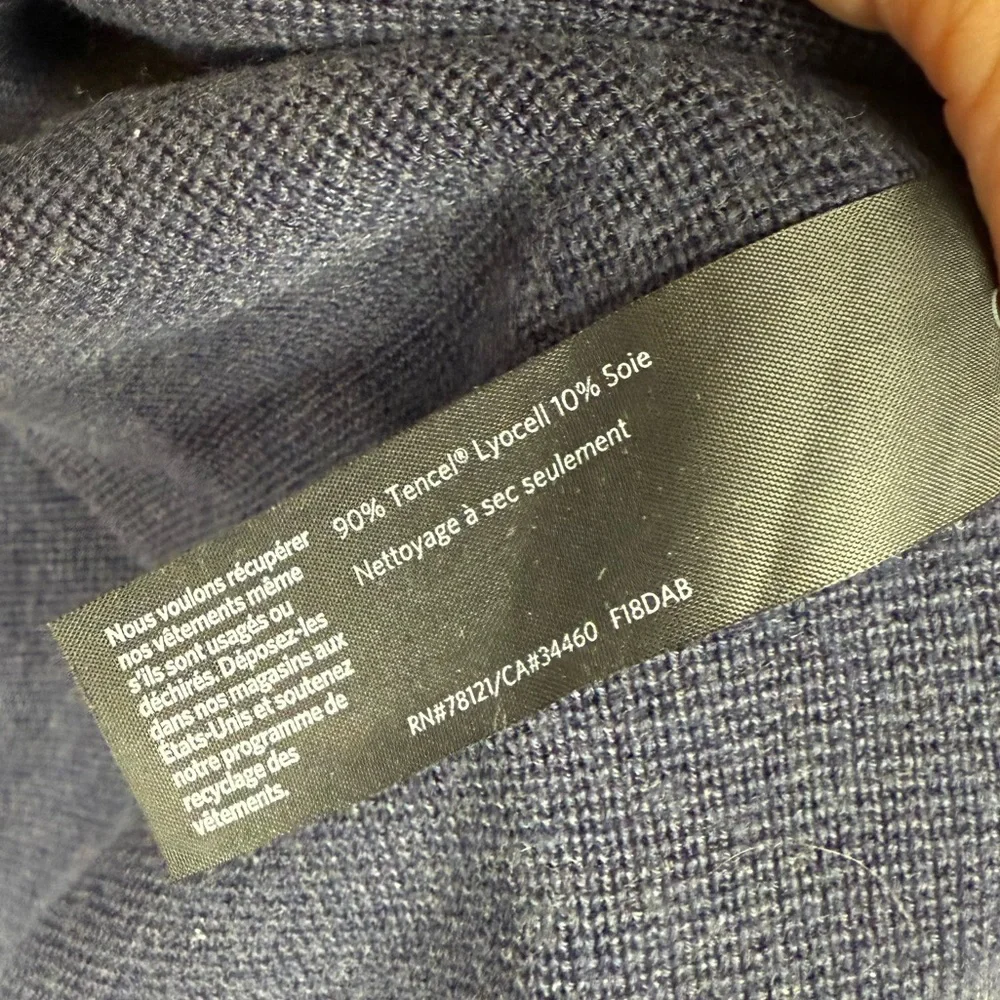 Eileen Fisher Cardigan Silk Blend Open Front Lightweight Sweater Size Medium